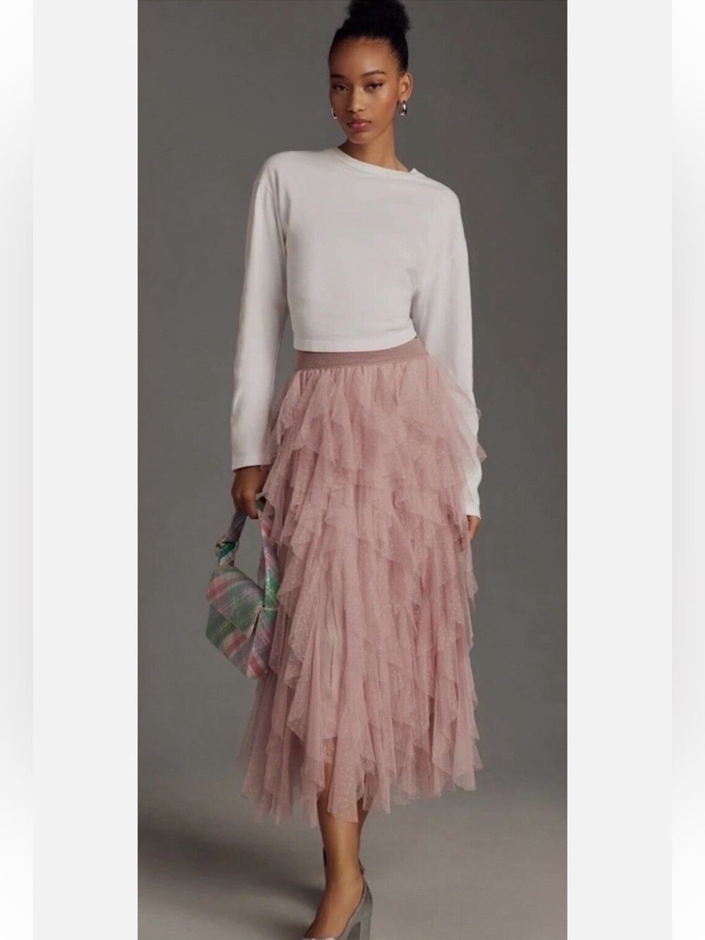NWT Anthropologie Aline Tulle Maxi Skirt - Picture 4 of 6